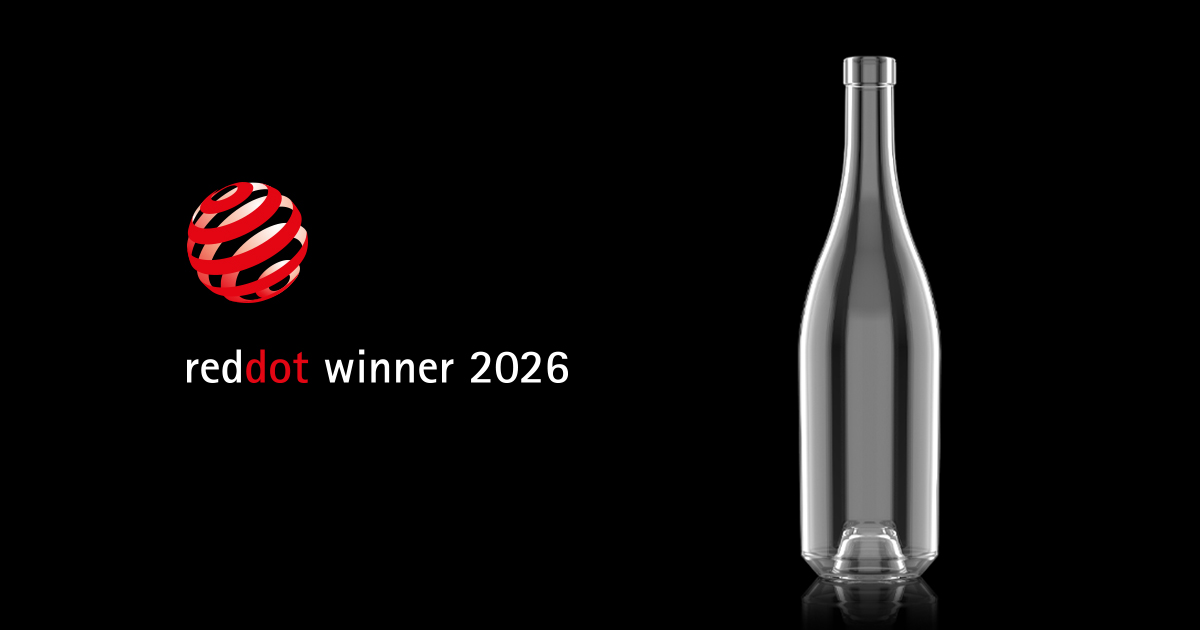 The RE.Vine bottle receives the prestigious 2026 Red Dot Award for Product Design