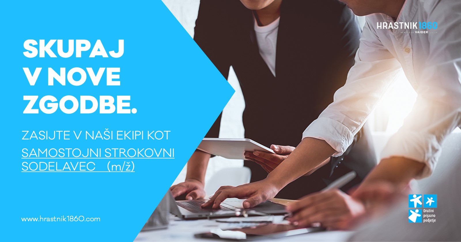 Samostojni strokovni sodelavec v oddelku razvoj novih produktov (m/ž)